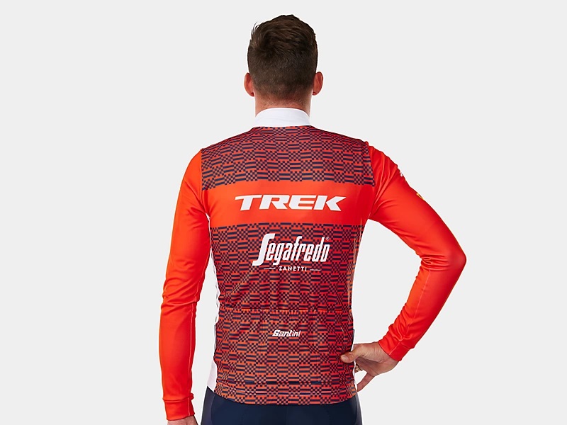 Koszulka rowerowa termiczna męska Santini Trek Segafredo Team Replica