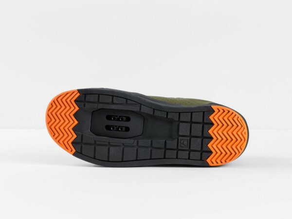 Buty MTB Bontrager Rally - Oliwkowy/ Czarny/ Pomarańczowy
