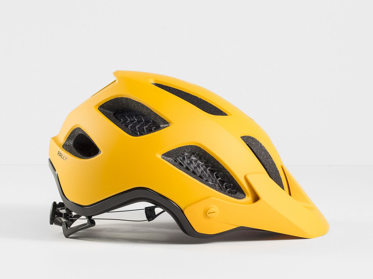 Kask MTB Bontrager Rally WaveCel - Marigold, Black/ Matowy