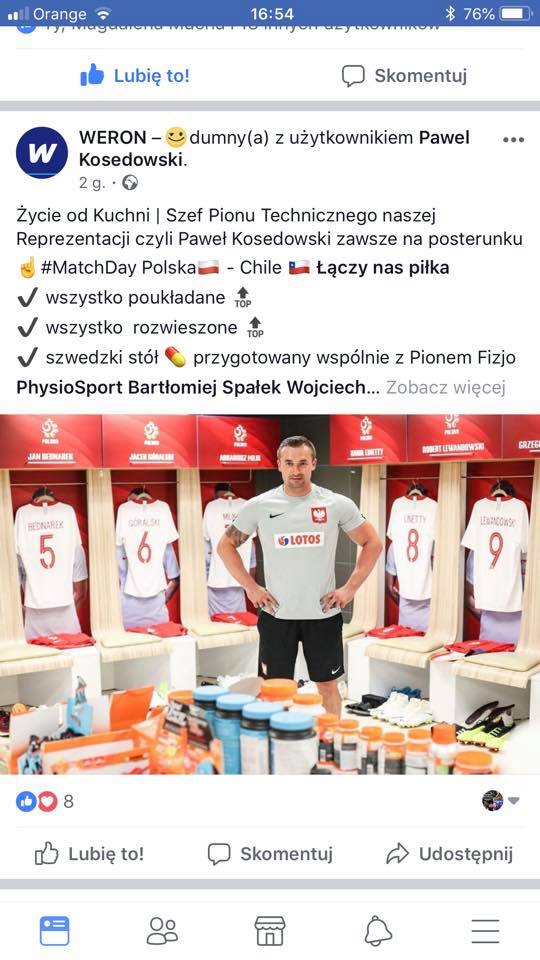 Najlepsze suplementy kolarskie używane nie tylko przez kolarzy. Polska Kadra Piłkarska na Mistrzostwach Świata w Rosji.
