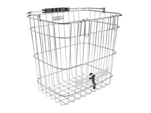 Kosz rowerowy na sakwy ELECTRA stal nierdzewna koszyk tylny