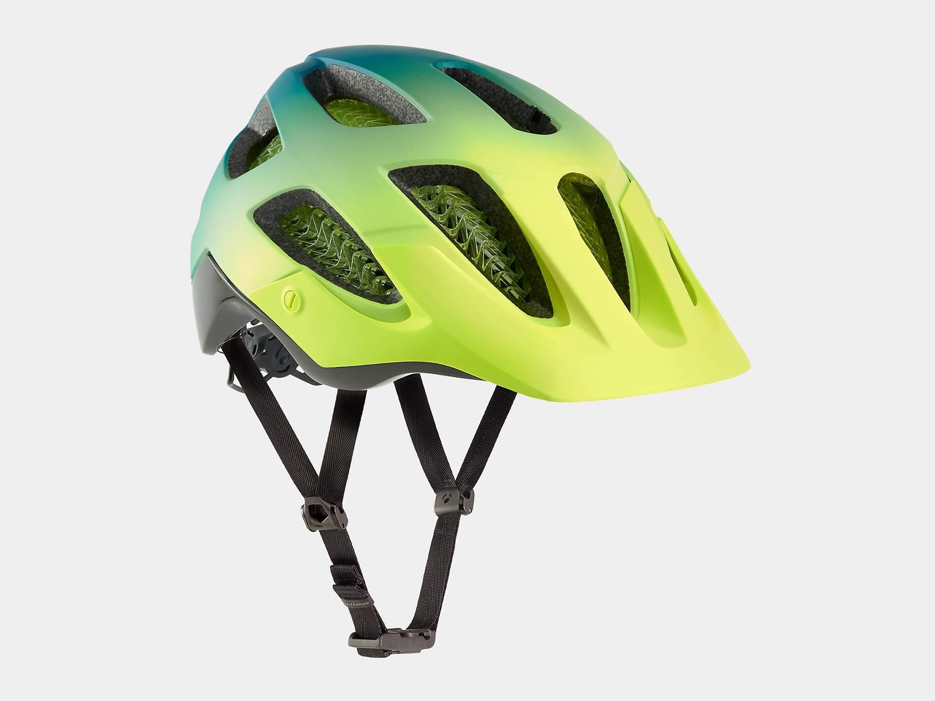 Kask MTB Bontrager Blaze WaveCel LTD roz. S - Żółty Radioactive, Morski/ Połysk, Mat