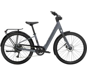 Trek Verve+ 1 LT o niskim przekroku - Galactic Grey