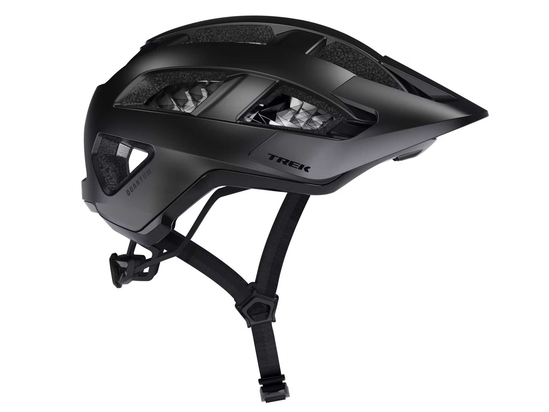 Kask rowerowy MTB Trek Quantum WaveCel czarny matowy