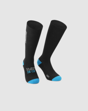 Zimowe skarpety rowerowe ASSOS ULTRAZ winter FUGU SOCKS Black Series