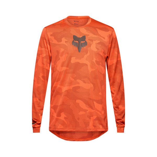 Koszulka Rowerowa Z Długim Rękawem Fox Ranger Tru Dri Blood Orange