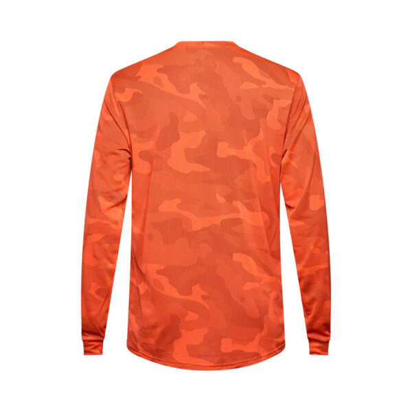 Koszulka Rowerowa Z Długim Rękawem Fox Ranger Tru Dri Blood Orange
