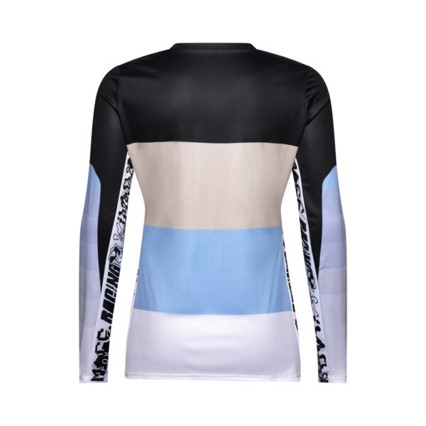 Koszulka Rowerowa Z Długim Rękawem Fox Lady Ranger Grid Black
