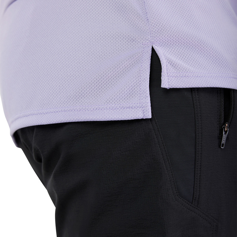 Koszulka Rowerowa Z Długim Rękawem Fox Lady Fox Head Lilac