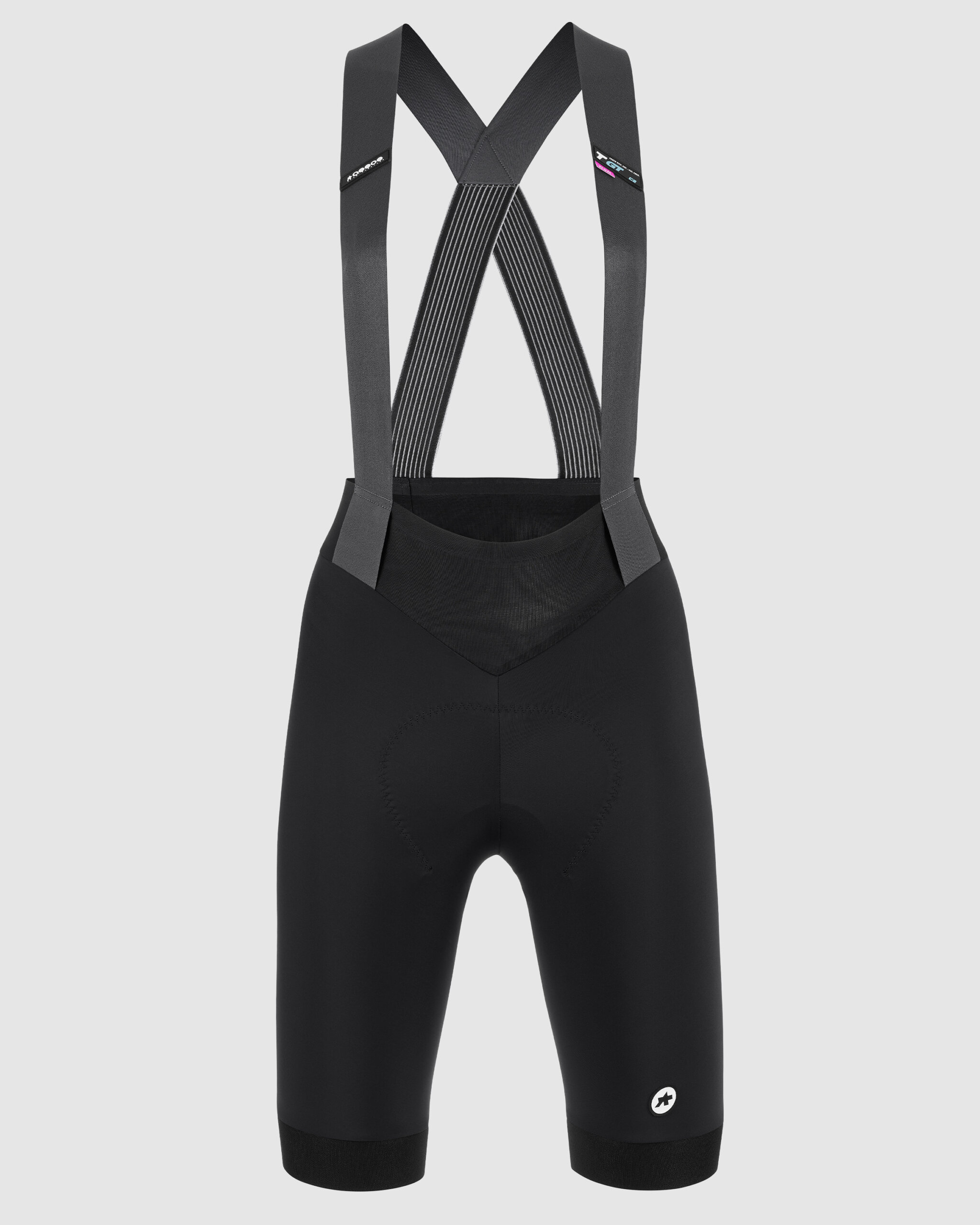 ASSOS UMA GT Bib Shorts C2 Black Series (10) Spodenki damskie ASSOS UMA GT Bib Shorts C2 Black Series