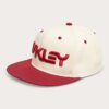 Czapka z daszkiem OAKLEY MARK III Artic white Iron red