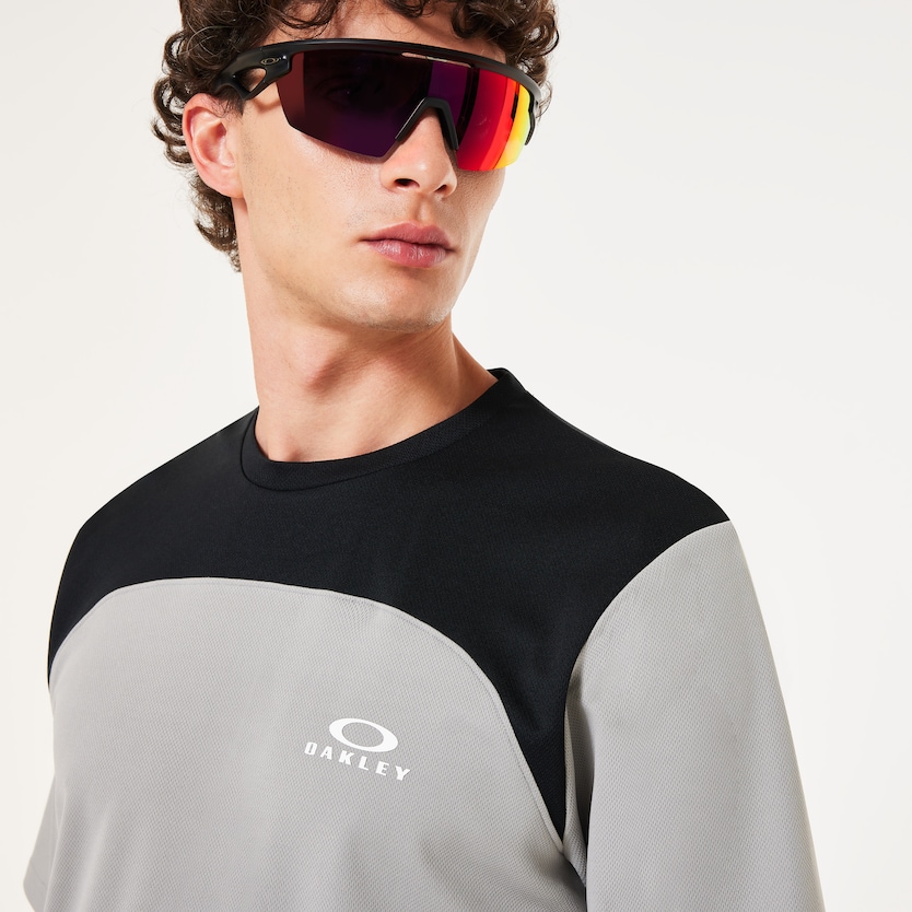 Koszulka OAKLEY FREE RIDE SS JERSEY Grey
