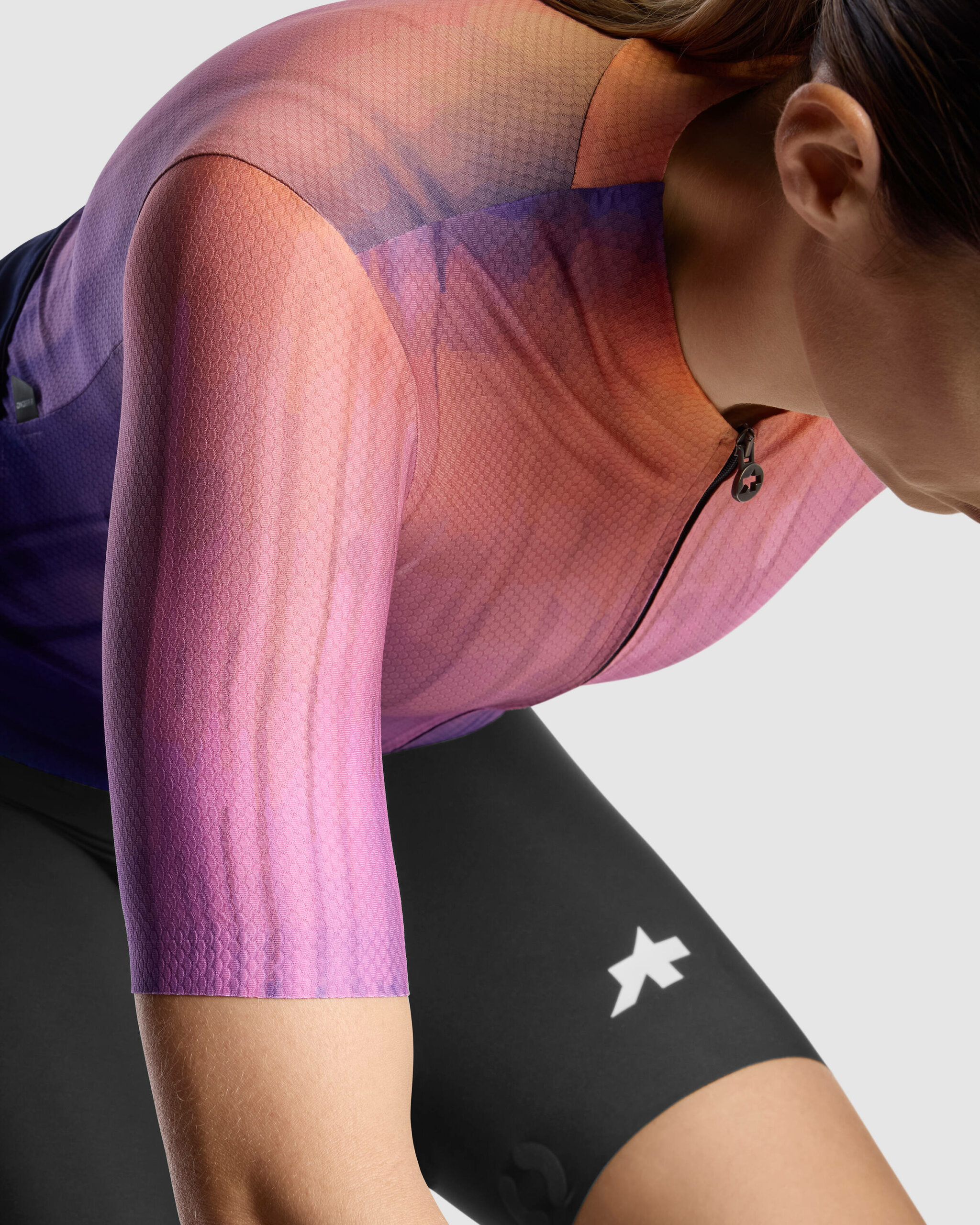 Koszulka damska ASSOS DYORA R JERSEY S11 SURFACE Violet Trip