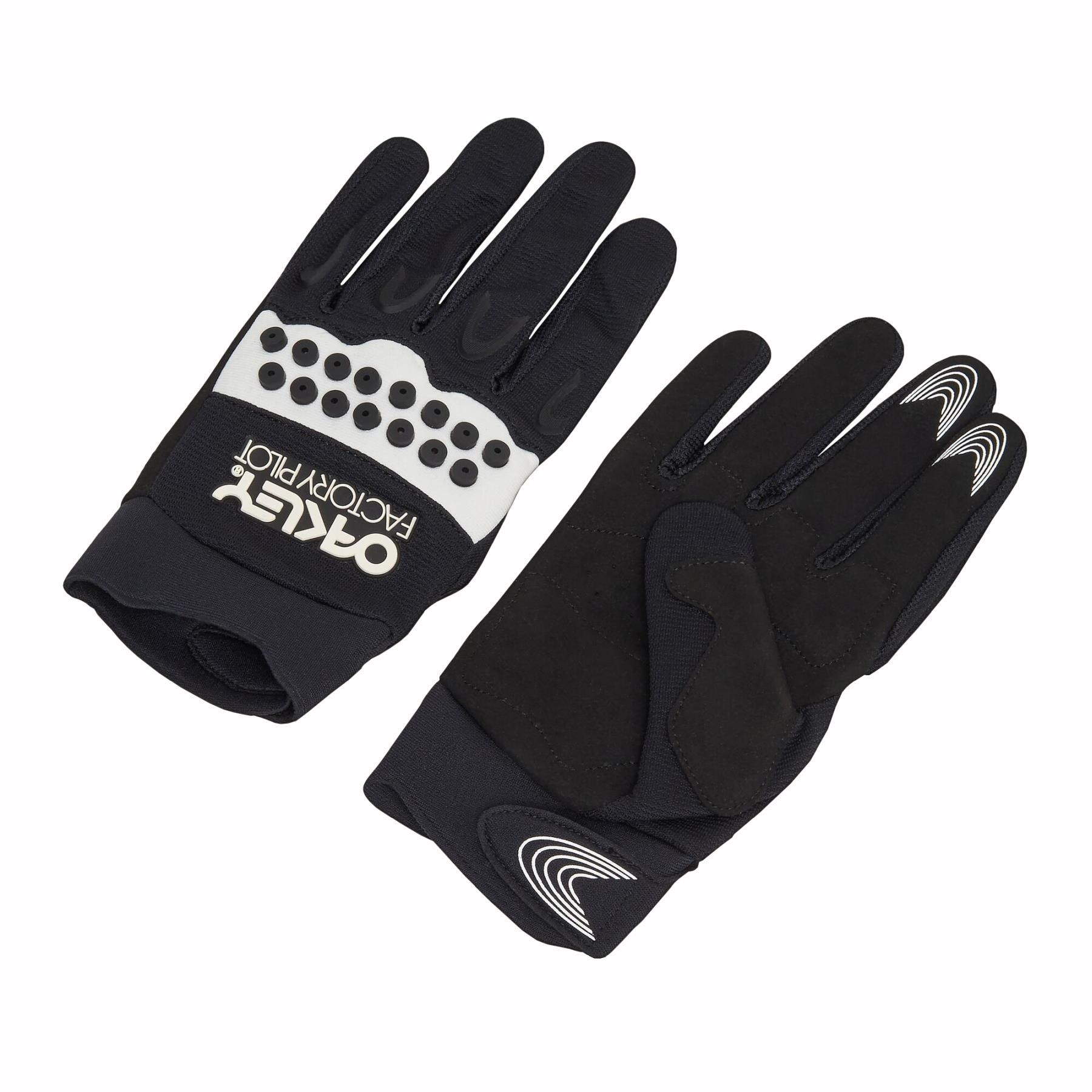 Rękawiczki OAKLEY Switchback MTB GloveS 2.0 Black&White (2) Rękawiczki OAKLEY Switchback MTB Gloves 2.0 Black&White