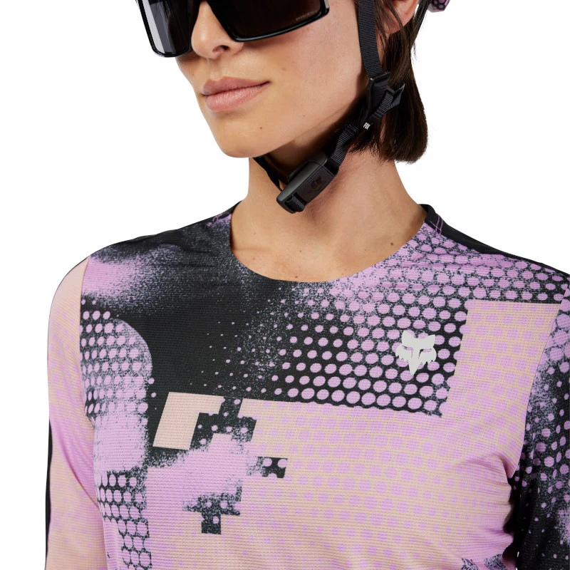 Koszulka FOX Lady Flexair Ascent Pulse Dust Rose