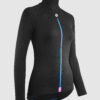 Damska bielizna rowerowa ASSOS winter LS Skin Layer zimowa koszulka termoaktywna Black Series