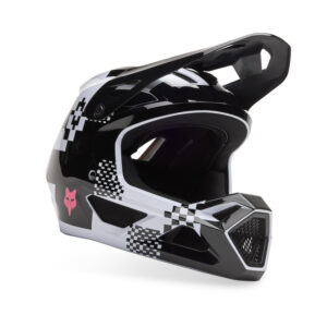 Kask rowerowy FOX RAMPAGE Digi Image helmet Black White