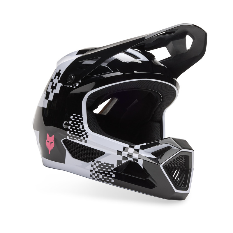 Kask rowerowy FOX YTH RAMPAGE DIGI IMG-HLMT Junior Black White