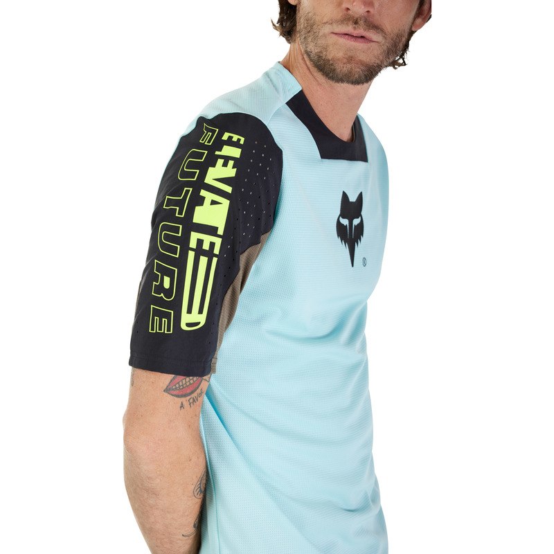 Koszulka rowerowa FOX DEFEND SS Elevated Light Blue