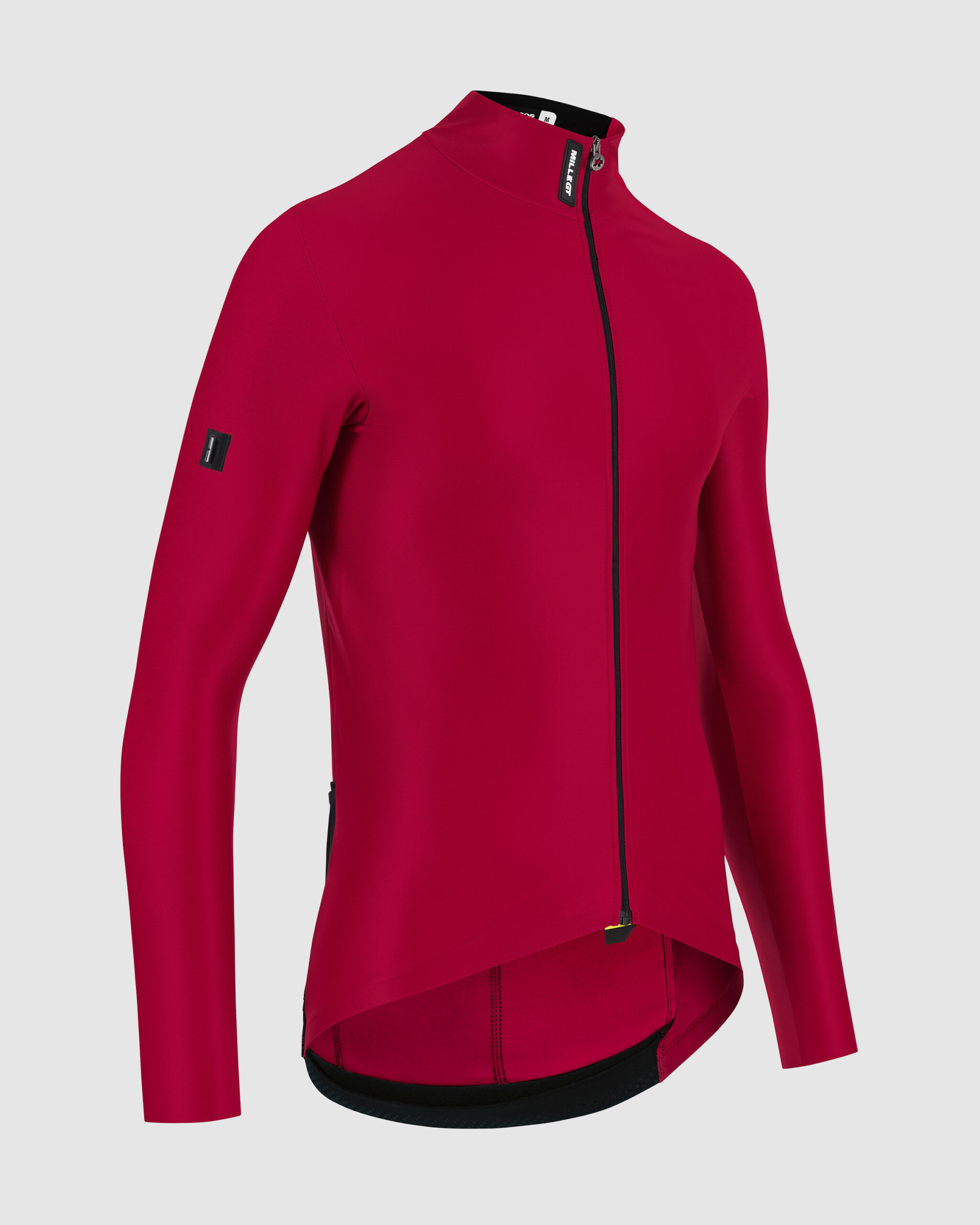 Koszulka z długim rękawem ASSOS MILLE GT spring fall Jersey C2 Bolgheri Red (2) Męska koszulka rowerowa z długim rękawem ASSOS MILLE GT spring fall Jersey C2 Bolgheri Red