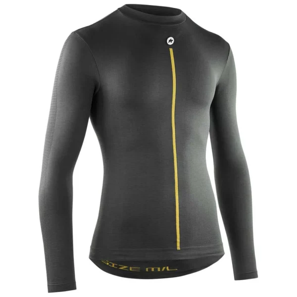 Rowerowa bielizna termoaktywna koszulka z długim rękawem ASSOS spring fall LS Skin Layer Grey