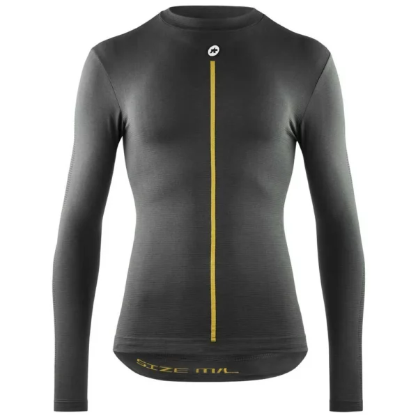 Rowerowa bielizna termoaktywna koszulka z długim rękawem ASSOS spring fall LS Skin Layer Grey