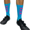 Skarpetki rowerowe XXX Socks JAKUB TRUKSA skarpety Blue-Pink logo