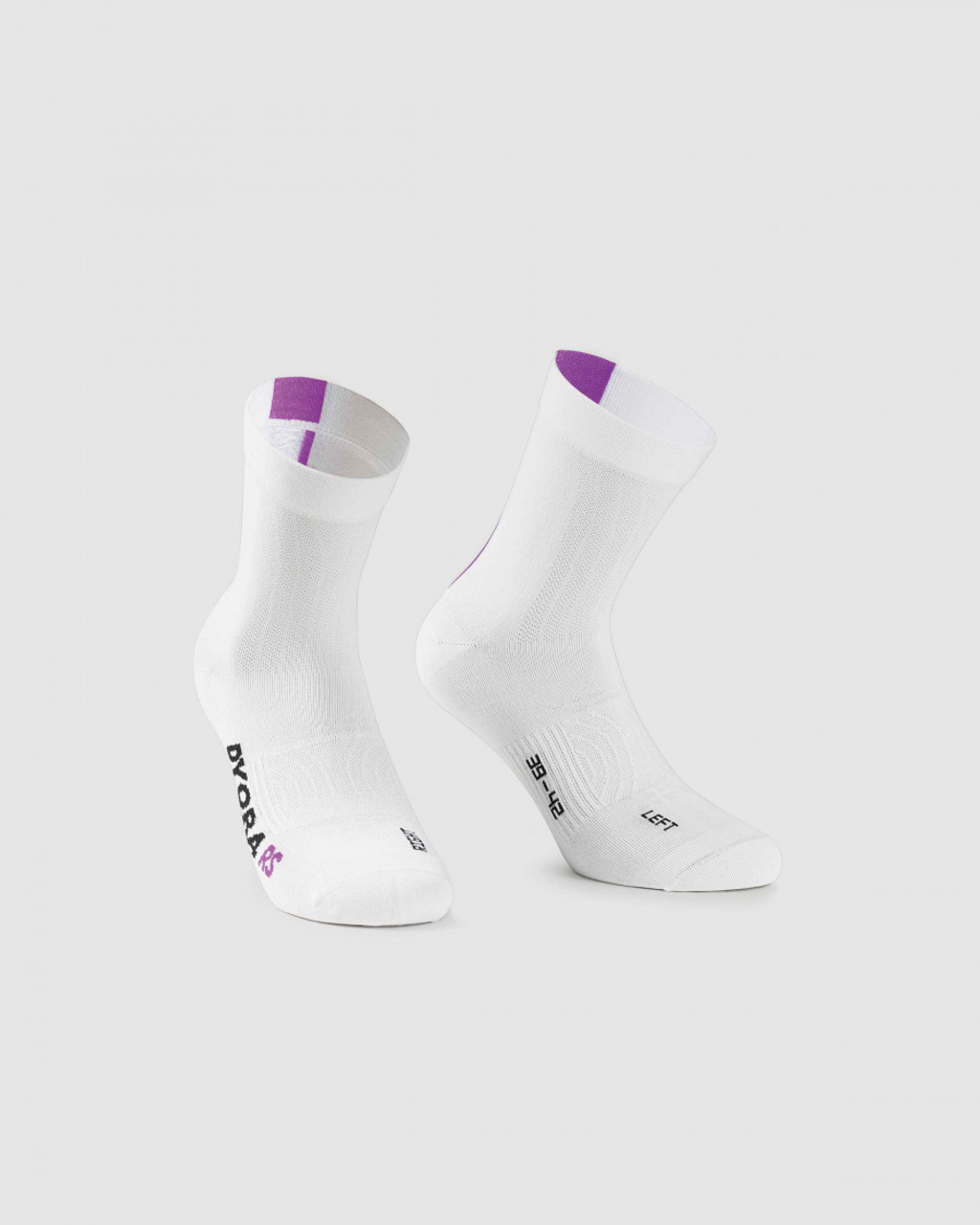 Skarpety rowerowe ASSOS DYORA RS Summer Socks skarpetki na lato Unisex White