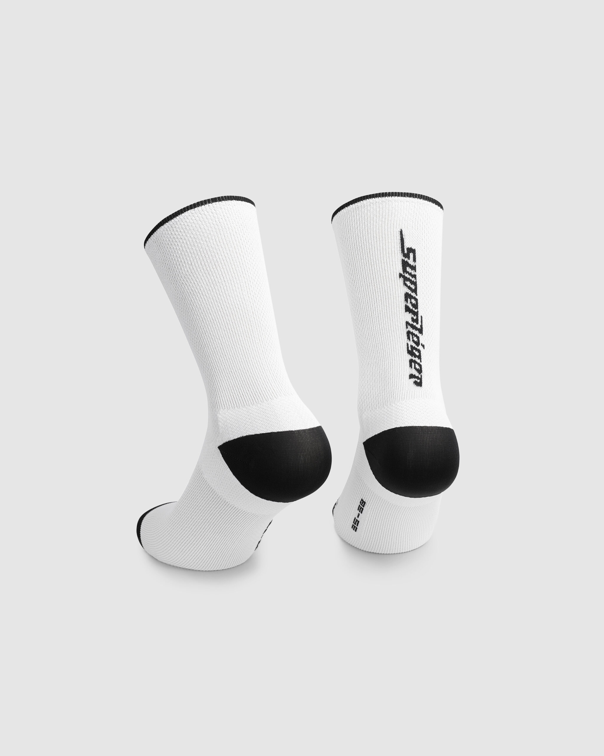 Skarpety rowerowe ASSOS RS SUPERLEGER Socks White Series Unisex. (1) Skarpety rowerowe ASSOS RS SUPERLEGER Socks White Series skarpetki Unisex