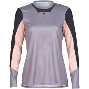 Damska koszulka rowerowa FOX Lady DEFEND LS Jersey Stone Grey