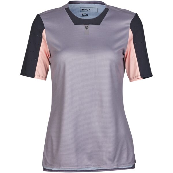 Damska koszulka rowerowa FOX Lady DEFEND SS Jersey Stone Grey