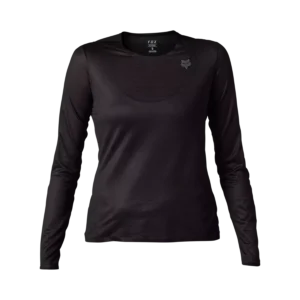 Damska koszulka rowerowa FOX Lady FLEXAIR ASCENT LS Jersey Black