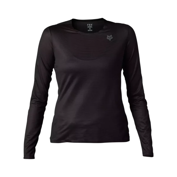 Damska koszulka rowerowa FOX Lady FLEXAIR ASCENT LS Jersey Black