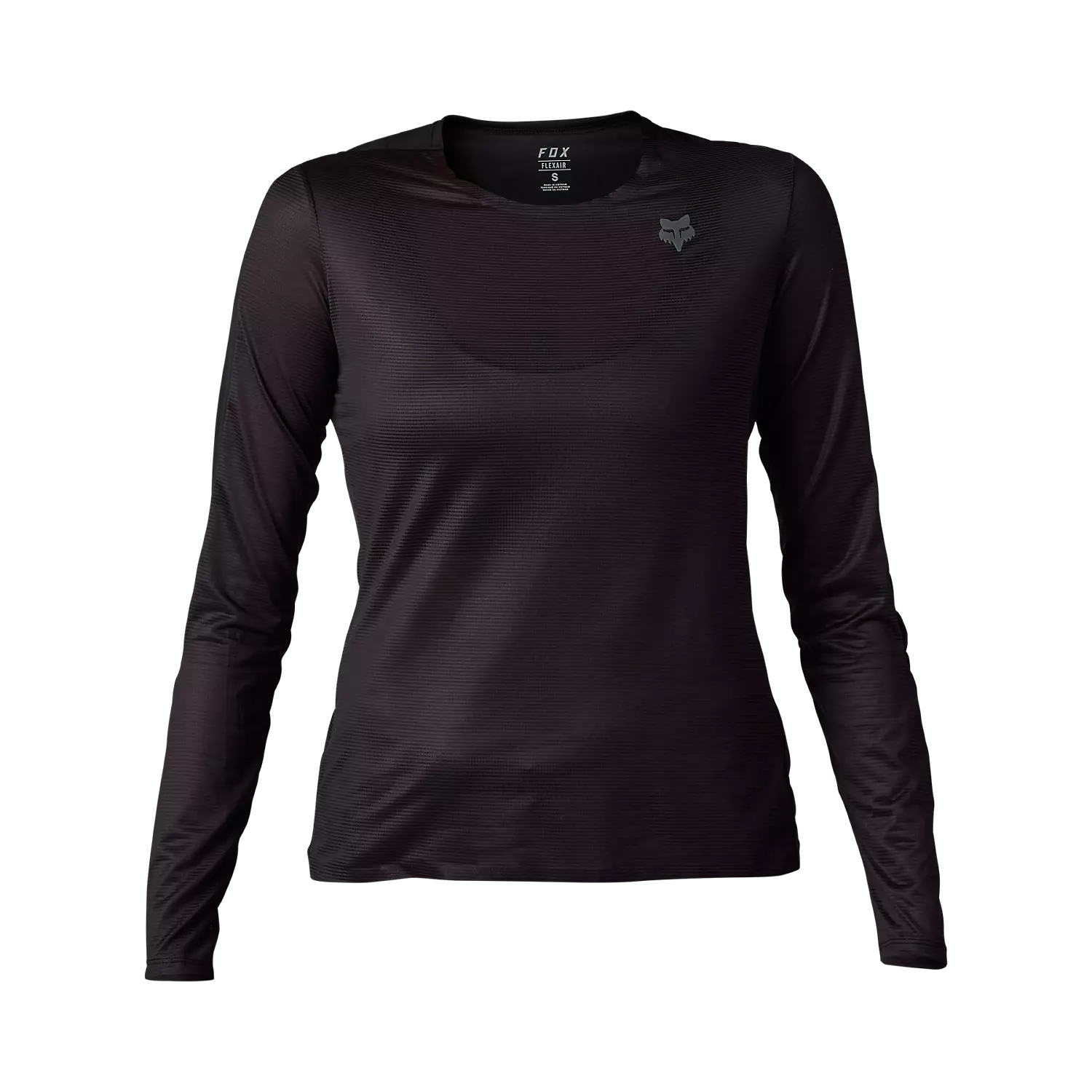 Damska koszulka rowerowa FOX Lady FLEXAIR ASCENT LS Jersey Black (1) Damska koszulka rowerowa FOX Lady FLEXAIR ASCENT LS Jersey Black