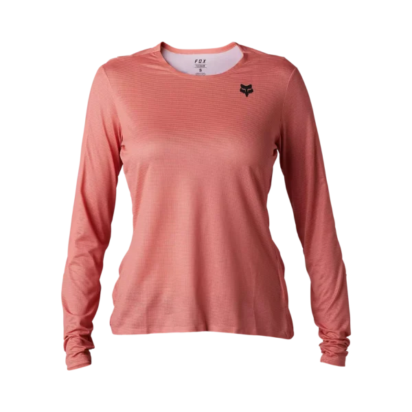 Damska koszulka rowerowa FOX Lady FLEXAIR ASCENT LS Jersey Salmon Pink