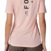 Damska koszulka rowerowa FOX Lady RANGER Alyn Drirelease SS Jersey Flamingo