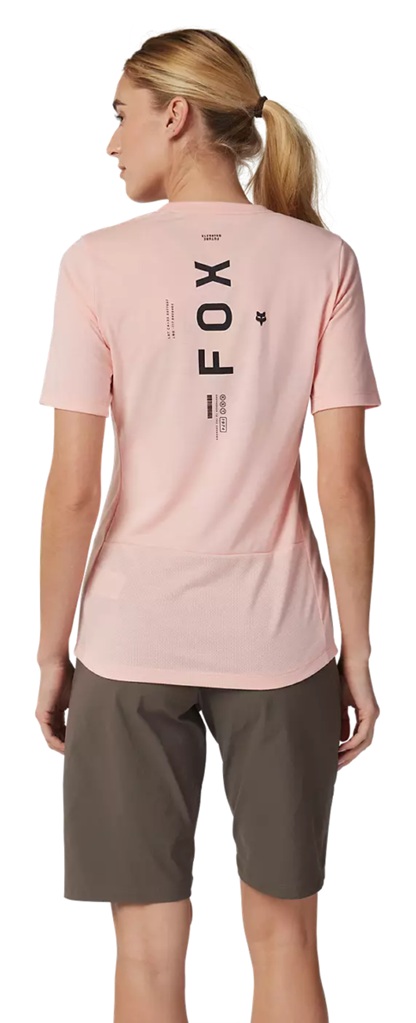 Damska koszulka rowerowa FOX Lady RANGER Alyn Drirelease SS Jersey Flamingo