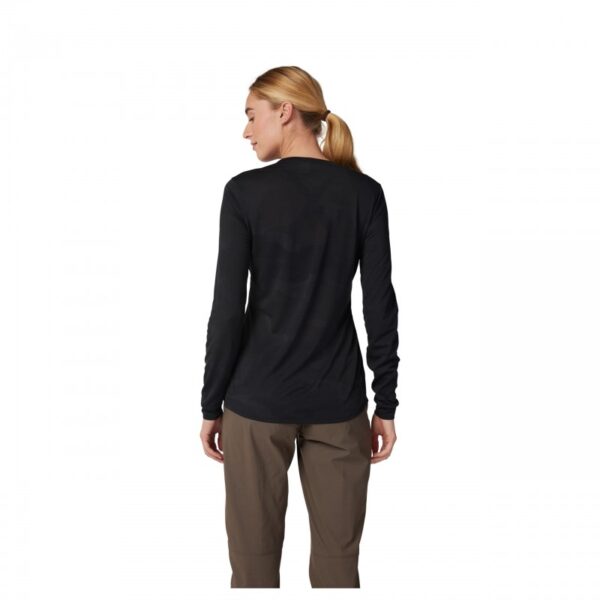Damska koszulka rowerowa FOX Lady RANGER TRU DRI LS Jersey z długim rękawem Black