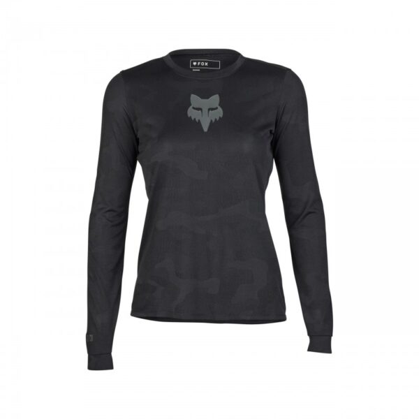 Damska koszulka rowerowa FOX Lady RANGER TRU DRI LS Jersey z długim rękawem Black
