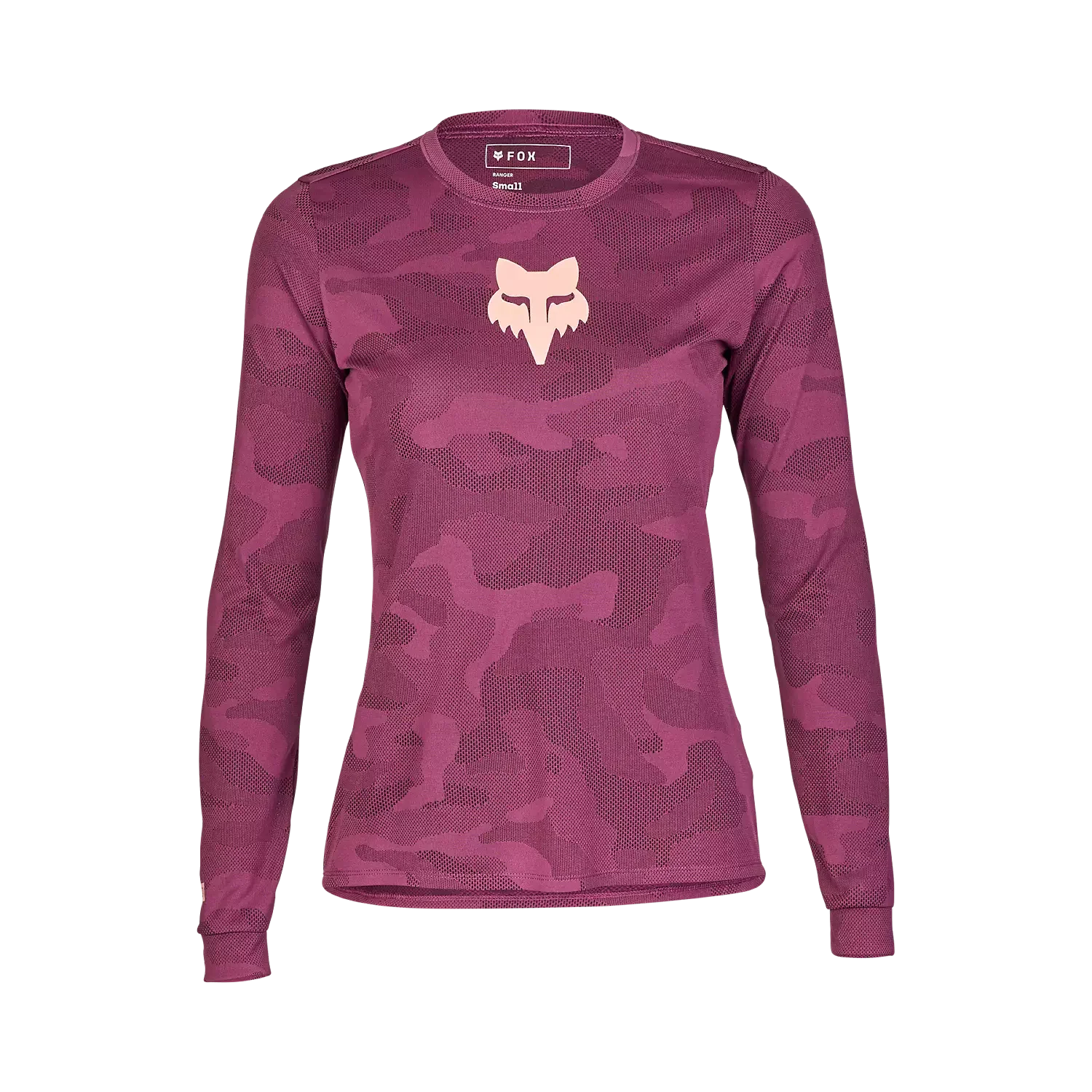 Damska koszulka rowerowa FOX Lady RANGER TRU DRI LS Jersey z długim rękawem Sangria