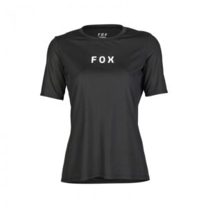 Damska koszulka rowerowa FOX Lady RANGER WORDMARK SS Jersey Black