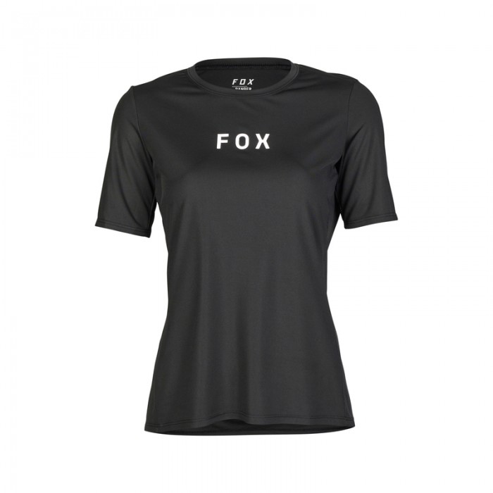 Damska koszulka rowerowa FOX Lady RANGER WORDMARK SS Jersey Black