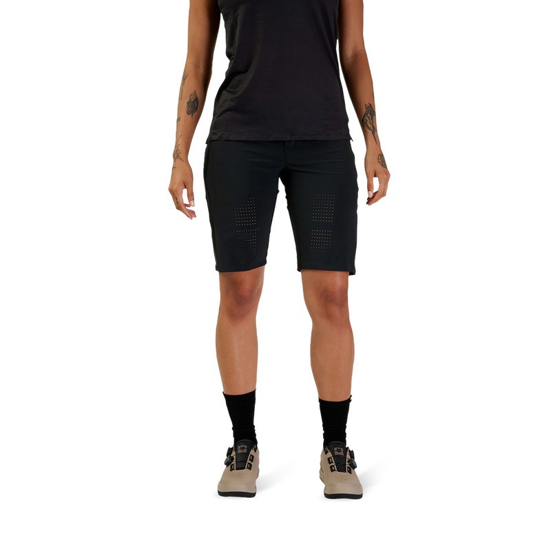 Damskie spodenki rowerowe FOX Lady FLEXAIR Shorts Black