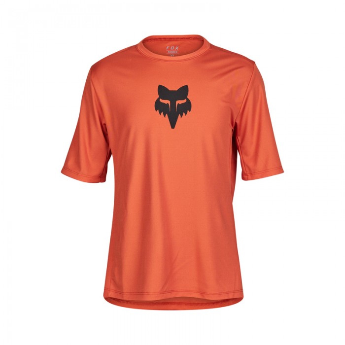 Dziecięca koszulka rowerowa FOX Junior RANGER SS Jersey Atomic Orange Unisex (1) Dziecięca koszulka rowerowa FOX Junior RANGER SS Jersey Atomic Orange Unisex