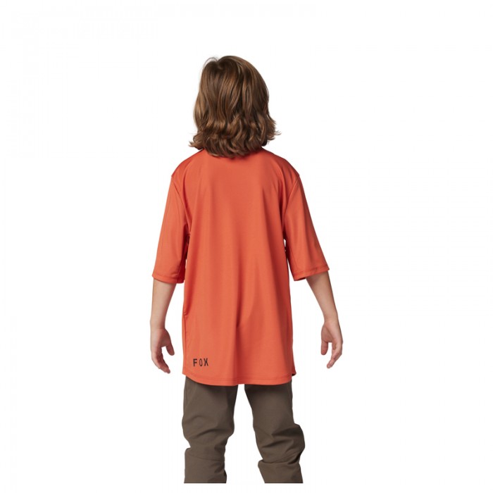 Dziecięca Koszulka Rowerowa FOX Junior RANGER SS Jersey Atomic Orange Unisex (4)