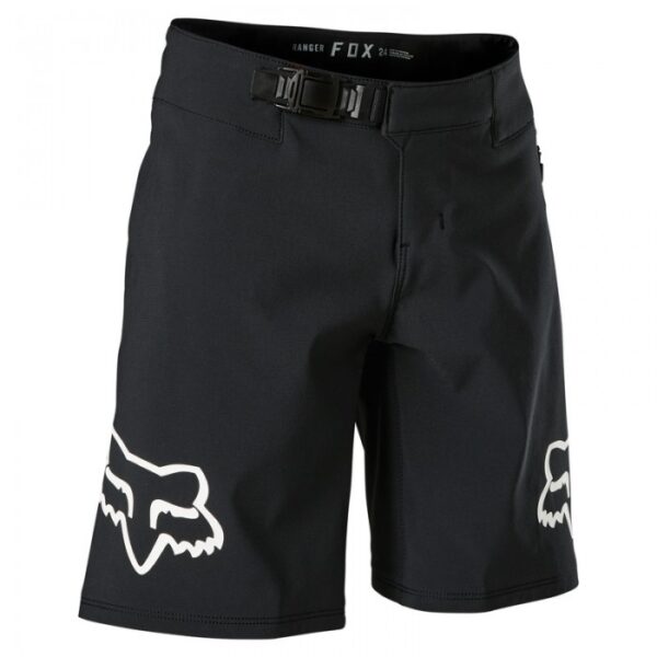 Dziecięce spodenki rowerowe FOX Junior DEFEND Shorts Black