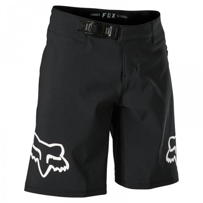 Dziecięce spodenki rowerowe FOX Junior DEFEND Shorts Black