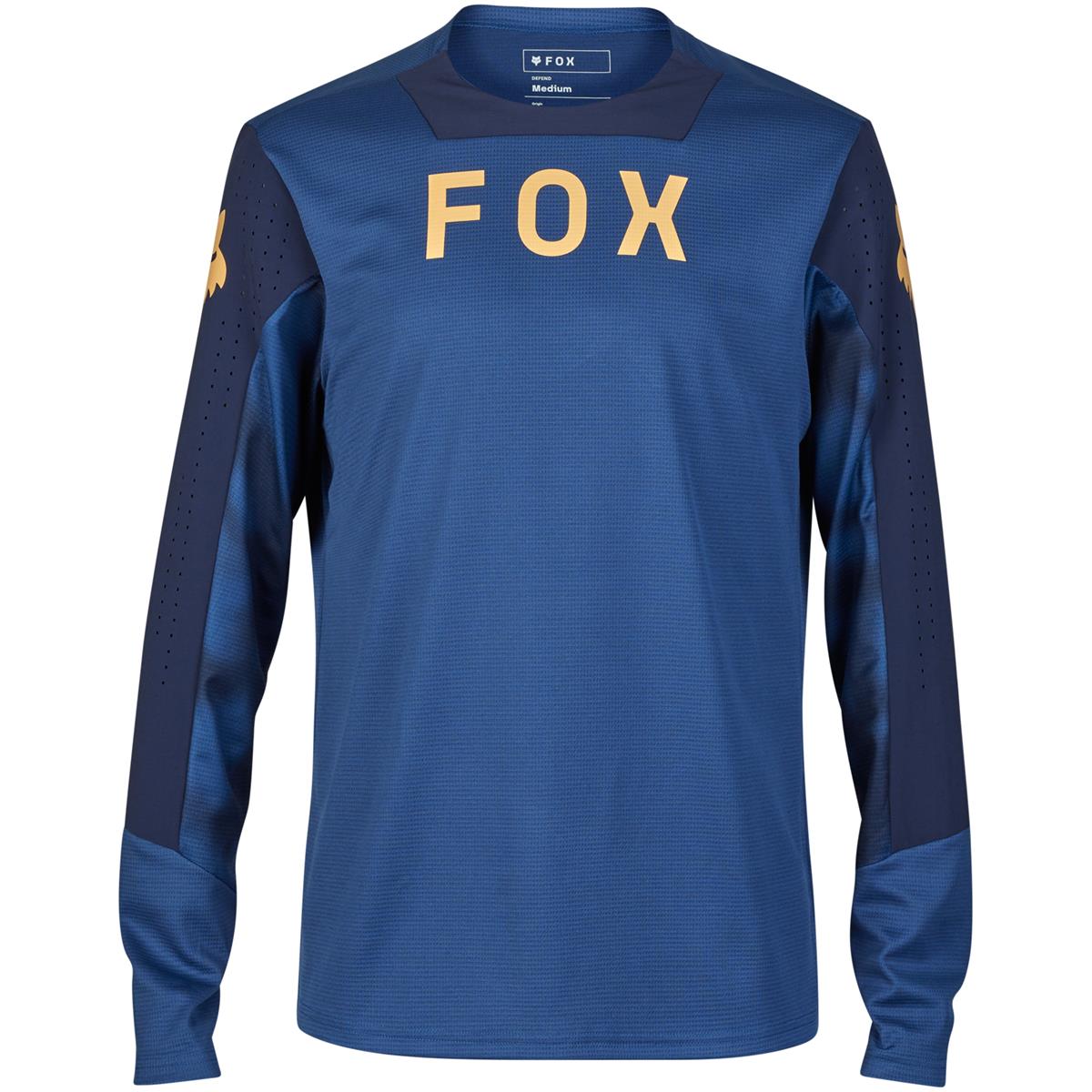 Koszulka rowerowa FOX DEFEND TAUNT LS Jersey z długim rękawem Indigo