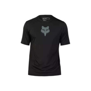 Koszulka rowerowa FOX RANGER LAB Black FOX HEAD SS Jersey