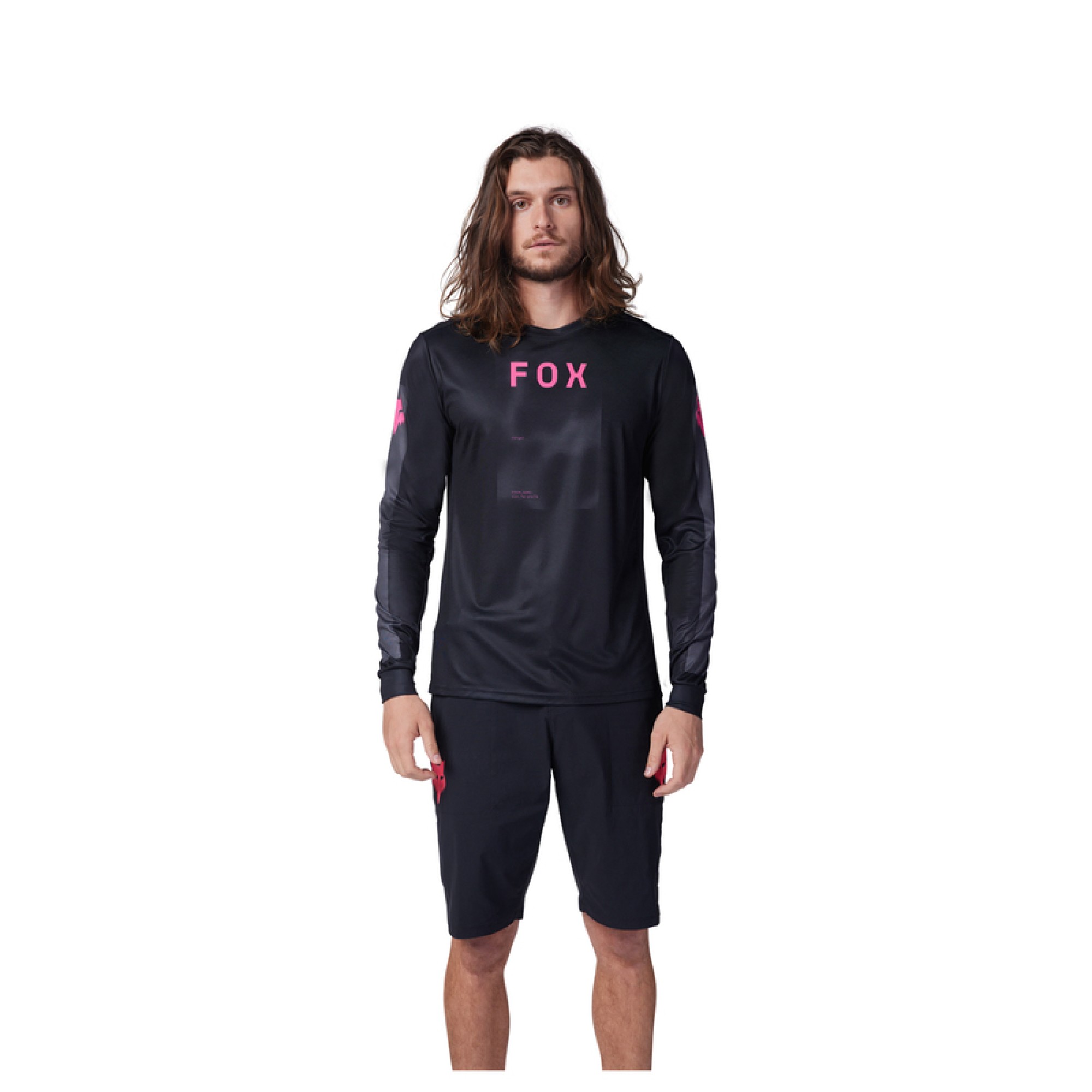 CUsersadminDesktopFOTO PRODUKTÓWFOXKoszulki jerseyeKoszulka rowerowa FOX RANGER TAUNT LS Jersey z długim rękawem Black